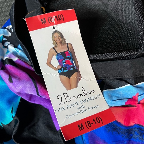 2Bamboo Women’s One Piece swimsuit Multicolored - Picture 3 of 4